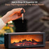 Vurlexat 7 150ml Essential Oil Diffuser, Colors Flame Fireplace Diffusers and Humidifier, Fire Flame Aromatherapy