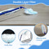 50 PCS Duster Refills and 2 Folding Handles Set, Compatible with Swiffer Dusters for Dusting Electronics & Furniture