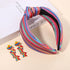Mexican Headband for Women - Cinco De Mayo Fiesta Pinata Cactus Sombrero Knotted Wide Top Knot Hair Accessory