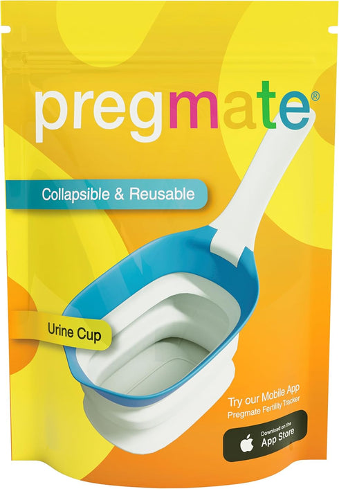Pregmate Collapsible Urine Collection Cup for Ovulation and Pregnancy Tests