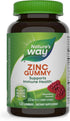 Nature's Way Zinc Gummies, 120 Gummies, Daily Immune Support, 100% Daily Value Zinc, Mixed Berry Flavor