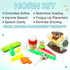 JolliLudo 9 Pcs Oral Motor Placement Therapy Tools for Kids Myofunctional Whistle Tongue Muscle Trainer Controlled Oral
