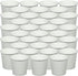ZUNOXAZ Disposable White Paper Mouthwash Cups 1.7Oz (50Ml) 100pcs Small Bathroom Drinking Cups