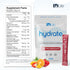 IDLife Hydrate (Fruit Punch) Instant Hydration Packets with Essential Electrolytes, 15 Sticks per Bag