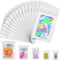 JETMORE Mylar Bags, 100 PCS Holographic Smell Proof Bags with Front Window for Food and Jewelry Storage