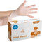 MedPride General Purpose Powder-Free Vinyl Gloves, Large, Box of 100