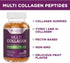 Collagen Gummies with 2500mcg Biotin, Vitamin C & Zinc, 120 Count - Hydrolyzed Type 1 & 3 Collagen Peptides Supplement