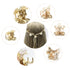 YISSION 20Pcs Mini Flower Hair Clips, Rhinestone Small Flower Hair Claw Clips for Girls & Women