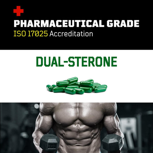 Turkesterone + Ecdysterone Anabolic Supplement - 120 Caps (2 Months) - 1000mg, 98%-95% Purity, ISO 17025 Certified