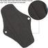 Reusable Menstrual Pads (7 in 1, 10in*7in), PHOGARY Bamboo Cloth Pad for Heavy Flow with Wet Bag, Washable Overnight