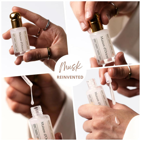 MUSK TAHARA 12mL White Musk Oil Perfume for Women - Arabic Perfume Oil, ??? ???????