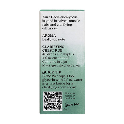 Aura Cacia Eucalyptus Essential Oil, Boxed, 0.5 Ounce