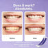 TVUGHGI Purple Teeth Whitening Strips for Surface Stain Reduction and Natural Shine Gentle Purple Teeth Whitening