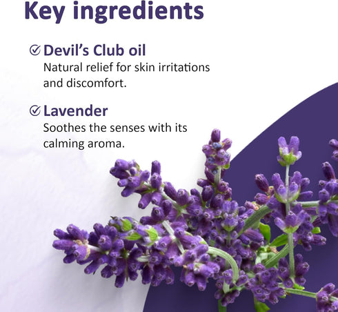 Alaska Devil's Club Lavender Salve - Handmade Skin Care Ointment with Lavender, Natural Muscle Rub - 2 oz, Made in USA