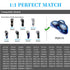 HQ8 Replacement Heads for Philips Norelco Aquatec Shavers, Compatible with PT720, PT730, AT810 Models, 3pcs
