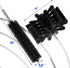 Holikme 16 Feet Dryer Vent Cleaning Brush Kit, Lint Remover, Fireplace Chimney Brushes, Extends Up to 16 Feet