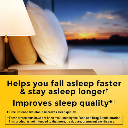 Nature Made Time Release Melatonin 10mg Per Serving Gummies, Maximum Strength Dosage, 100% Drug Free Sleep Aid for Adults, 60 Melatonin Gummies, 30 Day Supply