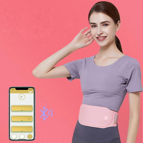 Portable Electric Menstrual Heating Pad Reusable USB Warming Waist Belt for Period Back Belly Pain Relief, 3 Settings