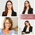 EYEURL Reading Glasses Women Blue Light Blocking, Set of 2 Pattern Design Computer Readers (Red+Purple, 2.75)