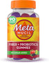 Metamucil Fiber Gummies Plus Probiotics for Digestive Health, No Sugar Added, Prebiotic Plant-Based Fiber Blend, 90