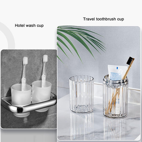 Toothbrush Travel Case, Portable Travel Toothbrush Holder, Large Cup, Travel Toothpaste Container for Business Trip