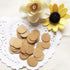 Segarty 200 PCS Circle Tags, Brown Craft Gift Tags with 100 Feet Jute Twine, Round Thick Kraft Paper Blank Hang Tags