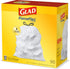 Glad Trash Bags, ForceFlex Tall Kitchen Drawstring Garbage Bags, White, 13 Gallon, 90 Count (Package May Vary)