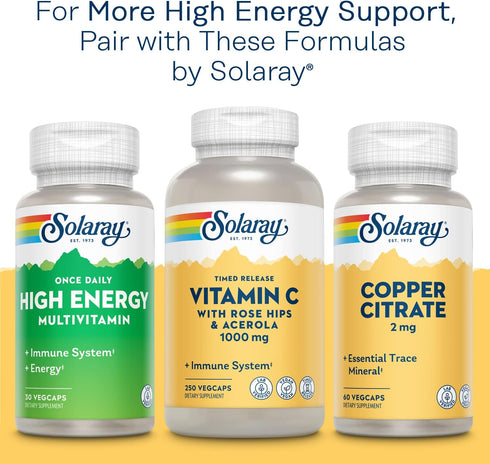 Solaray Vitamin B-Complex Chewables, 50 Tablets - Strawberry Flavor for Healthy Energy, Red Blood Cell, Stress &