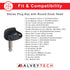 AlveyTech Stereo Plug Style Key with Round Knob Head for Pride & Go-Go Scooter, Replacement for Mobility Scooters