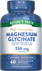 Nature's Truth Magnesium Glycinate Softgels | 250mg | 60 Pills | Non-GMO, Gluten Free, High Absorption Supplement