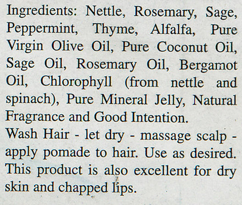 Nature's Blessings Hair Pomade, 4 oz.