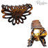 Parcelona French Plume 3" Celluloid Hair Claw, No Slip Grip, Durable Styling Women Hair Accessories, Tortoise Shell