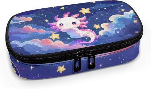Galaxy Axolotl Insulin Pens Holder Insulated Bag for Insulin Pens and Other Diabetic Supplies Carrying Case for Insulin Pen and Diabetic Supplies Bags