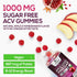 Nature's Nutrition Apple Vinegar Gummy for Weight Loss 1000mg - Vegan ACV Gummies for Detox & Cleanse, 60 Gummies