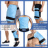 REVIX Hip Ice Pack Wrap for After Surgery, Reusable Cold Compress for Hip Bursitis, Soft Plush Lined for Pain Relief