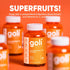 Gummy 120 Count Goli Nutritional Supplement, SuperFruits Beauty Vitamin - - Collagen-Promoting Ingredients - Mixed