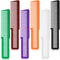 Patelai 6 Pieces Professional Barber Comb Set, Flat Top Combs for Stylists in Green, Purple, Orange, Red, White, Black