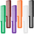 Patelai 6 Pieces Professional Barber Comb Set, Flat Top Combs for Stylists in Green, Purple, Orange, Red, White, Black