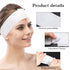 Pimoys Disposable Spa Headband for Women, 30 Count Skincare Facials Headbands for Esthetician Supplies