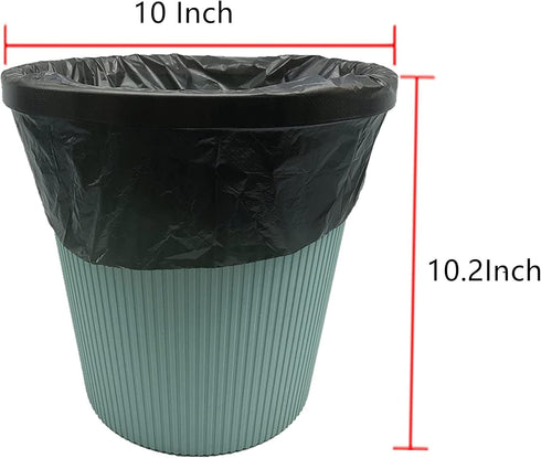 NO.1987 commerce 1.2-1.5 120 Counts Gallon Small Trash Bags, Black Garbage Bag , Wastebasket Trash Bags