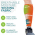 Calf Compression Sleeves - Footless Compression Socks for Runners, Shin Splints, Varicose Vein & Calf Pain Relief for