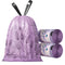 YIHUANYIFA 100pcs 2.6 Gallon Small Trash Bags Tearing-Free Drawstring for Bathroom Office Home