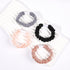 Silk Satin Hair Ties Scrunchies, Small Mini Thin Elastic Ponytail Holders, No Crease Hair Ties for Thick Curl Hair,