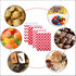 KEYYOOMY 100 Pcs Red Candy Buffet Bags - Small Polka Dot Paper Treat Bags for Parties