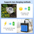 winbasic 3.2v LiFePo4 700mAh (8 Pack) AA Rechargeable Solar Battery Low Self-Discharge for Solar Lights, Wall Lantern