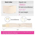 Soft Foam Neck Brace - Universal Cervical Collar, Adjustable Neck Support for Sleeping, Relieves Neck Pain, M (3" Depth)