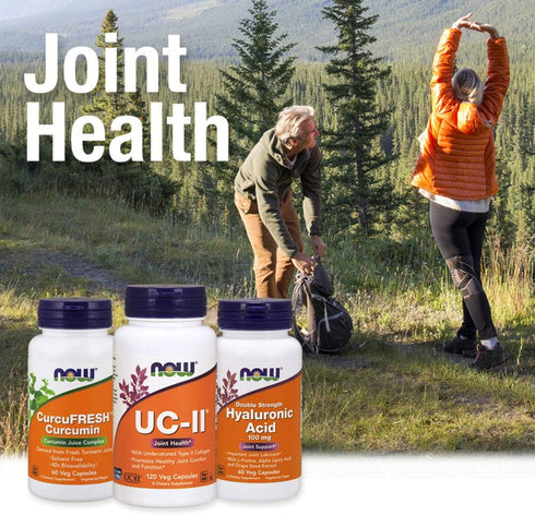 NOW Supplements Hyaluronic Acid 100 mg, Double Strength with L-Proline, 60 Veg Capsules