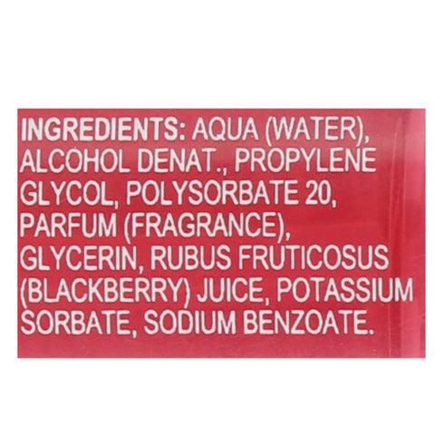 I Love Raspberry and Blackberry Body Mist - Long Lasting Fruity Fragrance - 3.4 oz