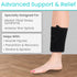 Vive Shin Splint Compression Wrap (Pair) - Adjustable Brace for Pain Relief, Support and Recovery - Lower Calf
