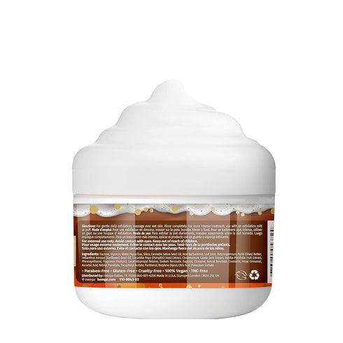 Hempz Pumpkin Spice & Vanilla Chai Exfoliating Body Scrub, 4 Oz, Yummy Fall Scented Sugar Scrub